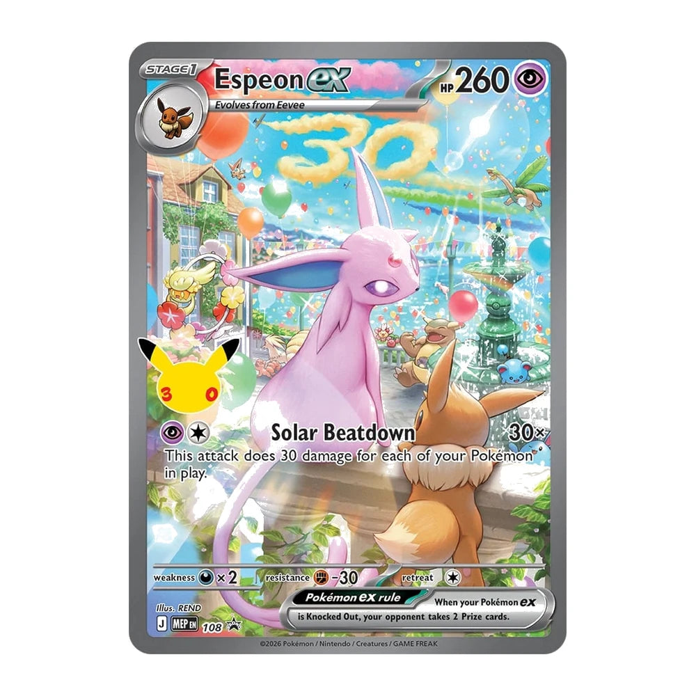 POKEMON TCG 30th Ultra Premium Collection ESPEON EX ESPAÑOL