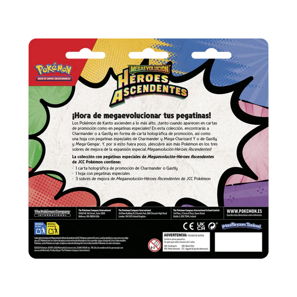 Blister Pokemon con Pegatina Héroes Ascendentes - Español
