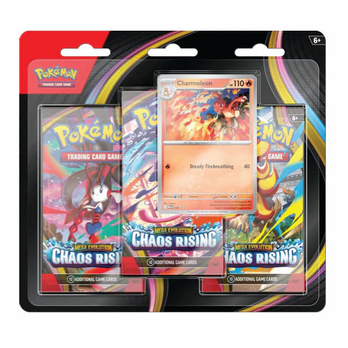 POKEMON TCG - BLISTER CAOS CRECIENTE (3 SOBRES) - CHARMELEON - ESPAÑOL
