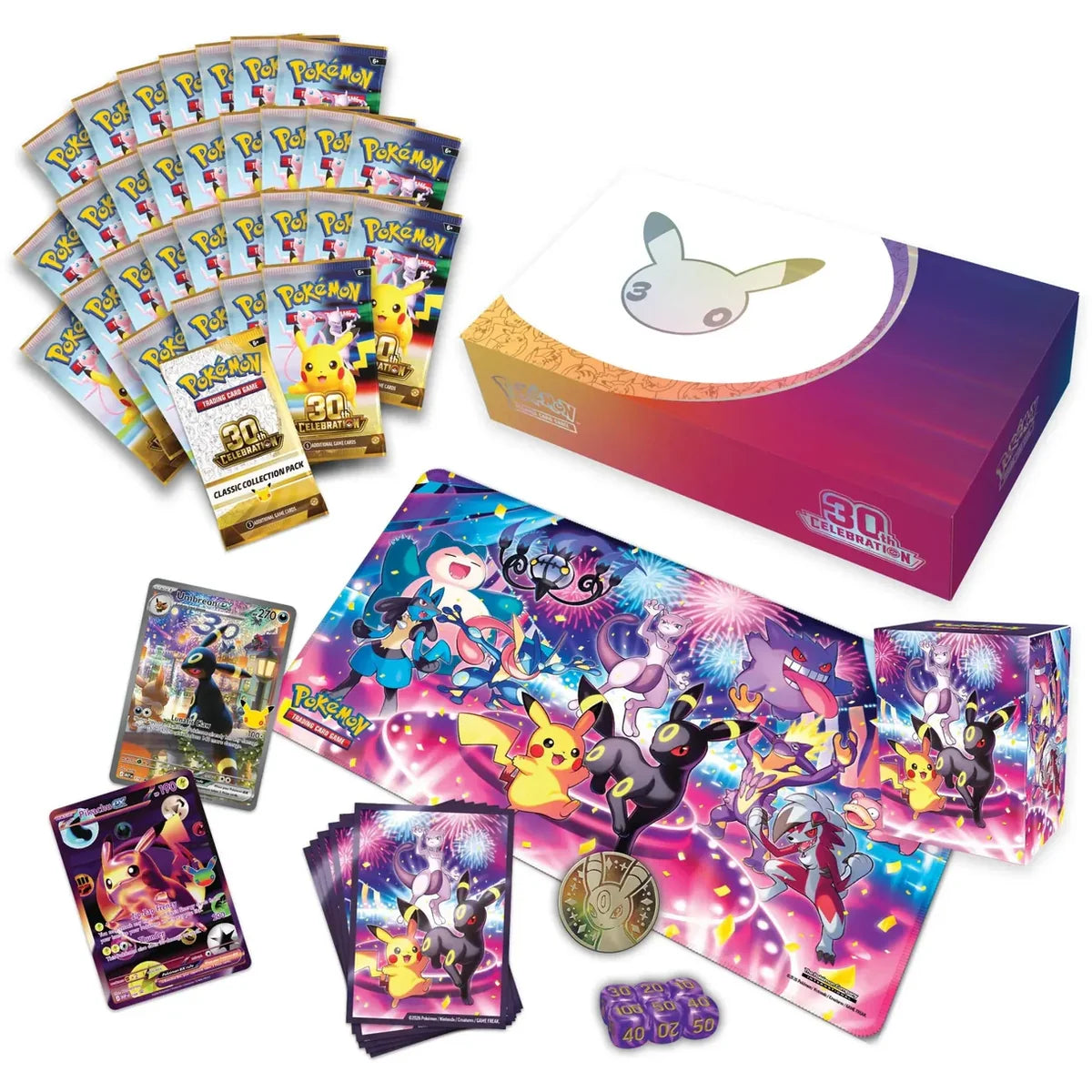 Ultra Premium 30th Aniversario Pokémon ESPAÑOL UMBREON EX