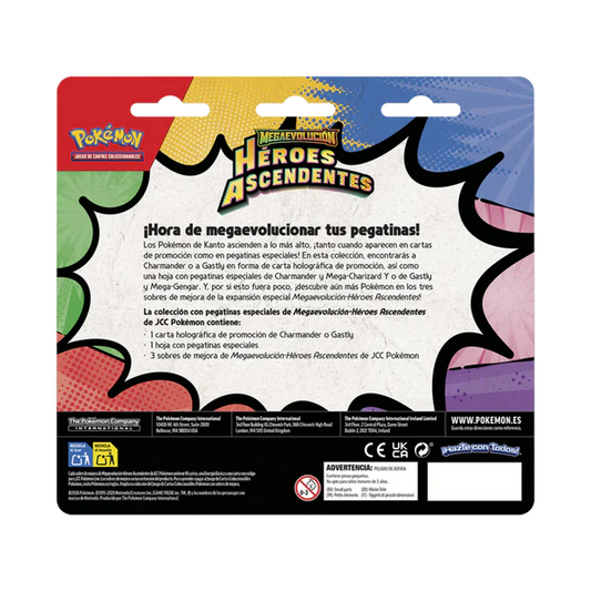 Blister Pokemon con Pegatina Héroes Ascendentes - Español